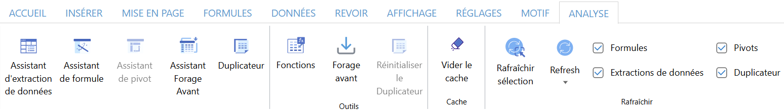 Bouton Forage avant